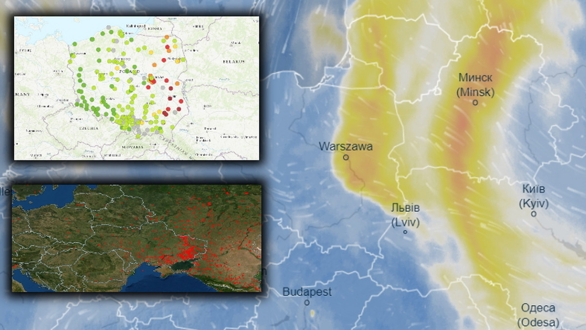 Nietypowe zjawisko nad Lubelszczyzną. Przyczyną pożary w Ukrainie
