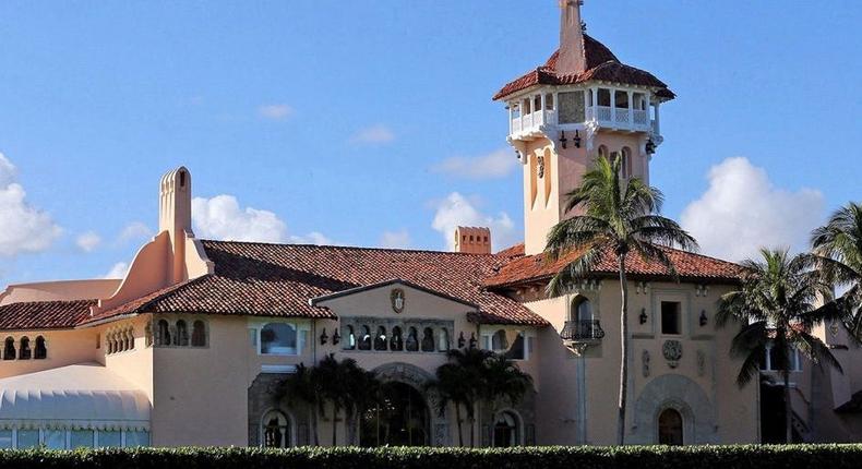 Former President Donald Trump's Mar-a-Lago resort in Palm Beach, Florida.Charles Trainor Jr./Miami Herald/Tribune News Service via Getty Images