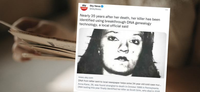 Córka dostała telefon po 34 latach. Odkryli zabójcę matki, bo kiedyś polizał kopertę
