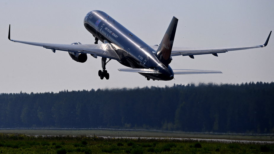 Rosyjski samolot pasażerski, fot. ilustracyjna