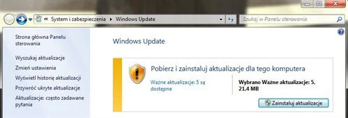 Instalując Windows Service Pack Blocker Tool Kit mamy pewność, że przez pierwszy rok system sam nie zainstaluje Service Packa 1 w Windows 7 poprzez Windows Update.