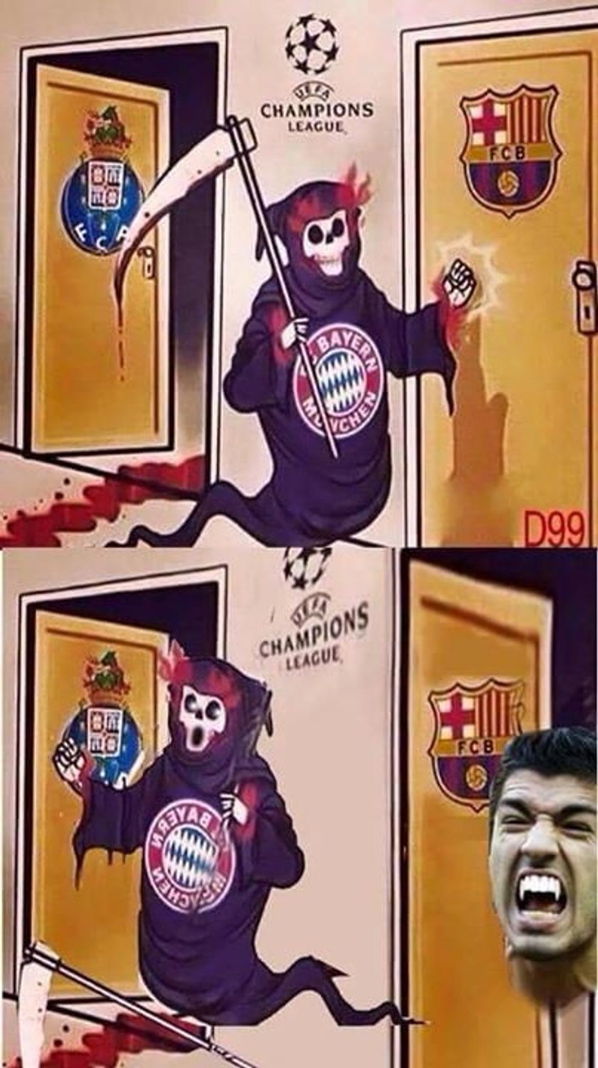 Memy po meczu Bayernu Monachium z Barceloną!