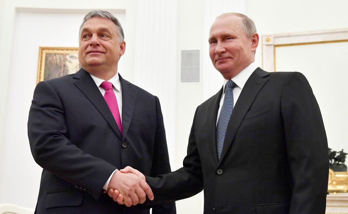 Wiktor Orban i Władimir Putin 