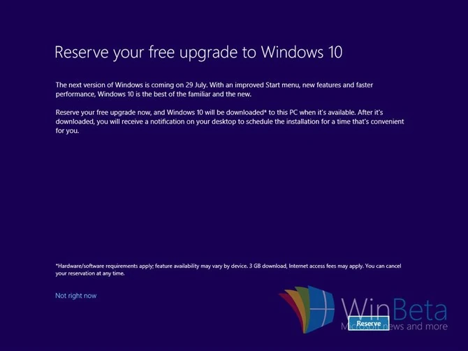 Microsoft informuje o aktualizacji do Windows 10 także na nowych komputerach