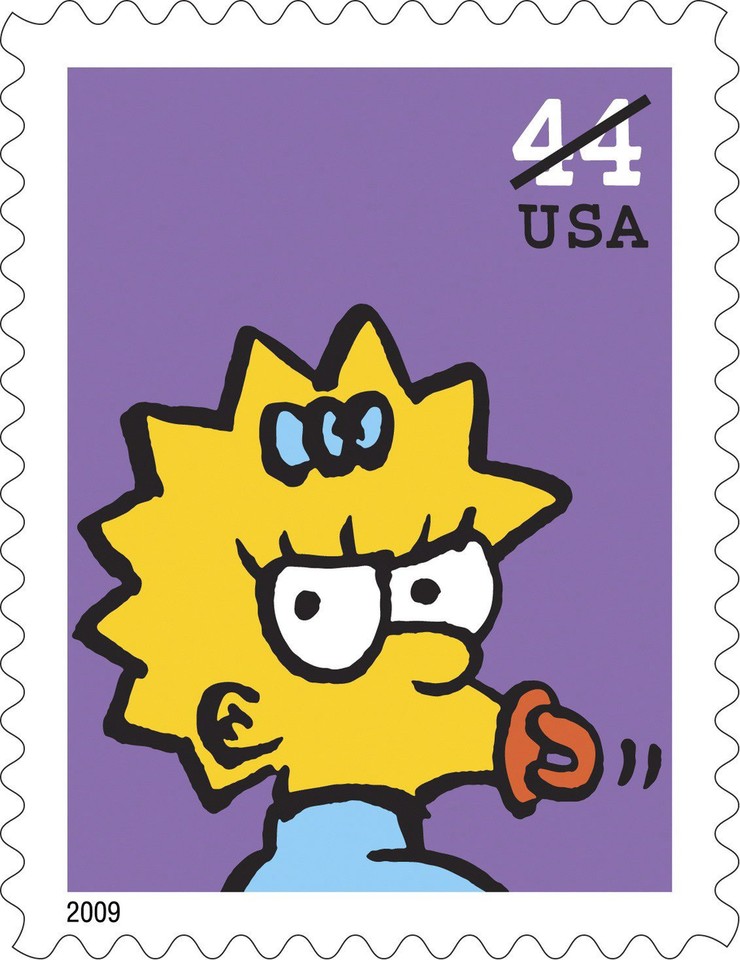 USA SIMPSONS STAMPS HANDOUT