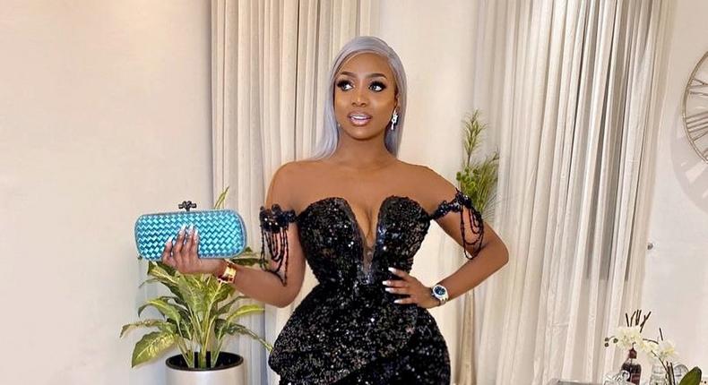 3 ways to rock black sequin as a wedding guest [Instagram/ Chioma Goodhair]