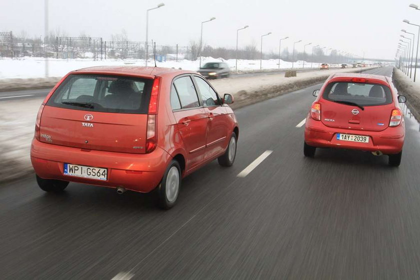 tata, nissan, micra, tata indica, auto, bryka, samochód, osobówka,