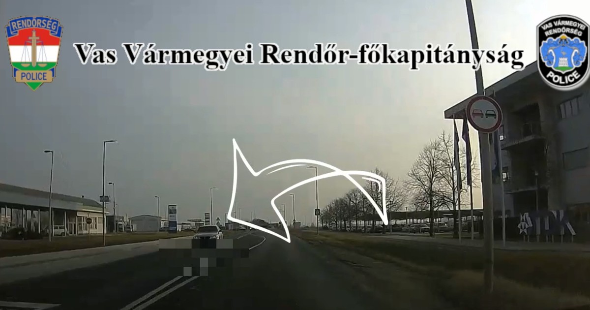 20 éves, vezetéstől eltiltott ámokfutót fogtak el a rendőrök Szombathelyen - videó