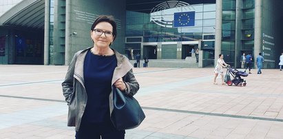 Ewa Kopacz wystroiła się do nowej pracy