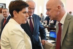 Beata Szydło, Krzysztof Trzórzewski, Paweł Szałamacha