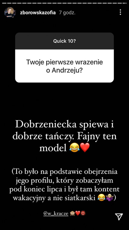 Zofia Zborowska odpowiadała na pytania fanów