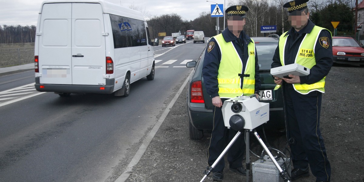 Tu straż łapie na fotoradar!