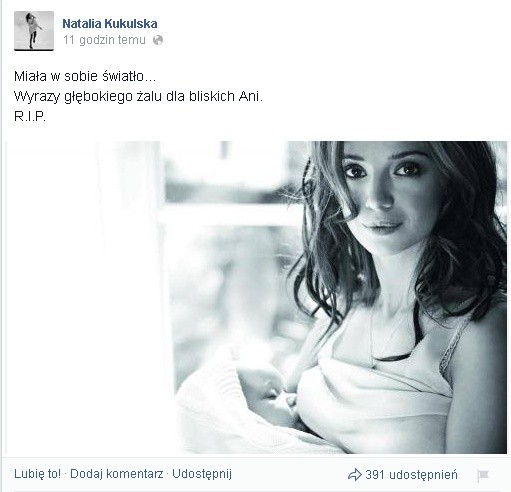 gwiazdy żegnają Annę Przybylską