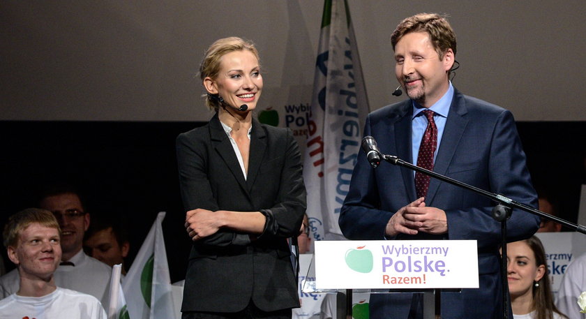 Marek Migalski i Joanna Moro