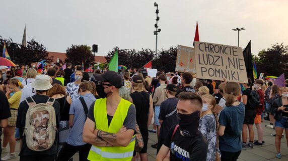 Demonstracja w Szczecinie w obronie osób LGBT