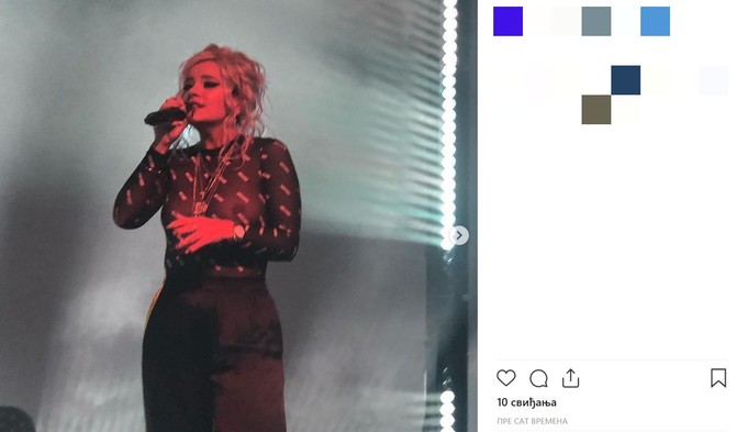 Lili Alen na sceni