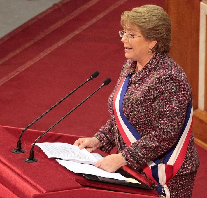 25. Michelle Bachelet.  Prezydent Chile. Wiek: 62 lata. 