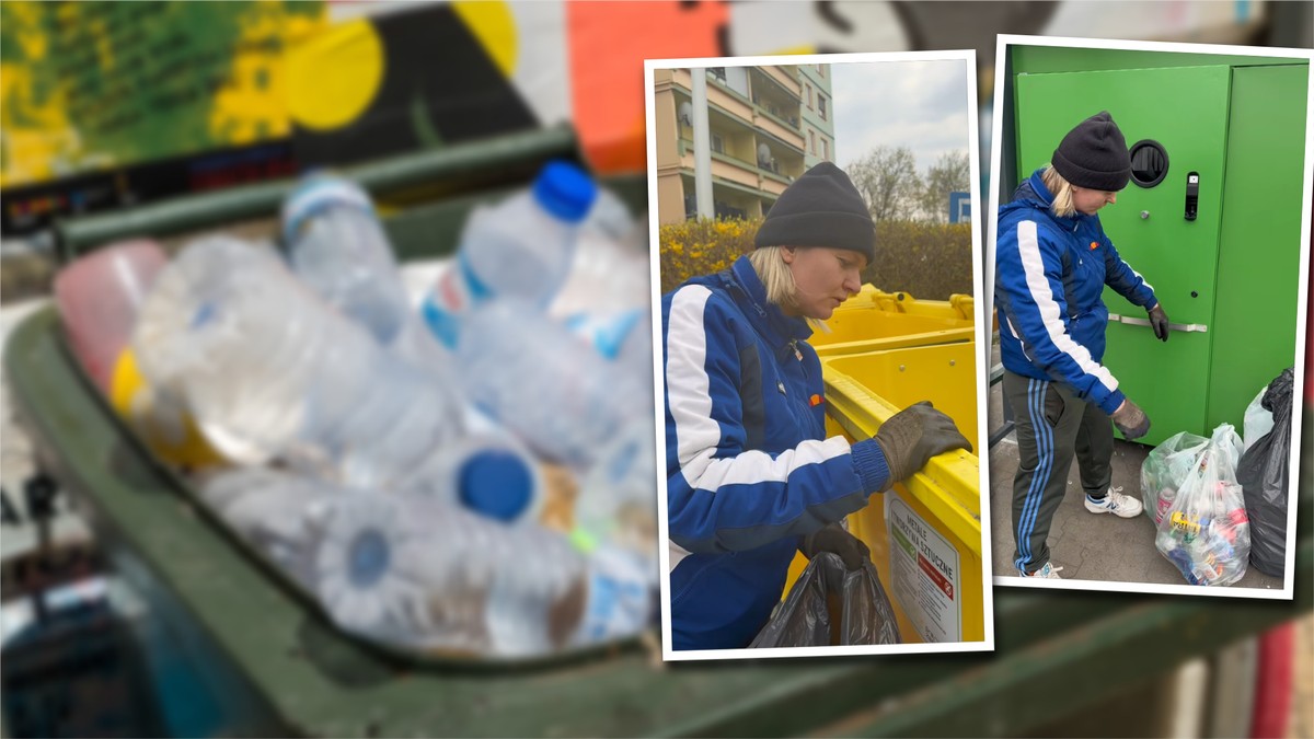 Trzy godziny grzebania w śmieciach. Pokazała, ile zarobiła w butelkomacie