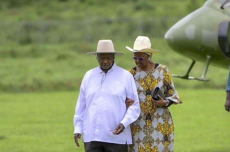 President Museveni and his wife Janet