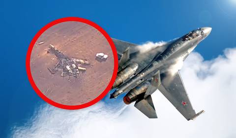 Rosjanie zestrzelili własny myśliwiec wart 175 mln zł. Wrak odnaleziono w szczerym polu