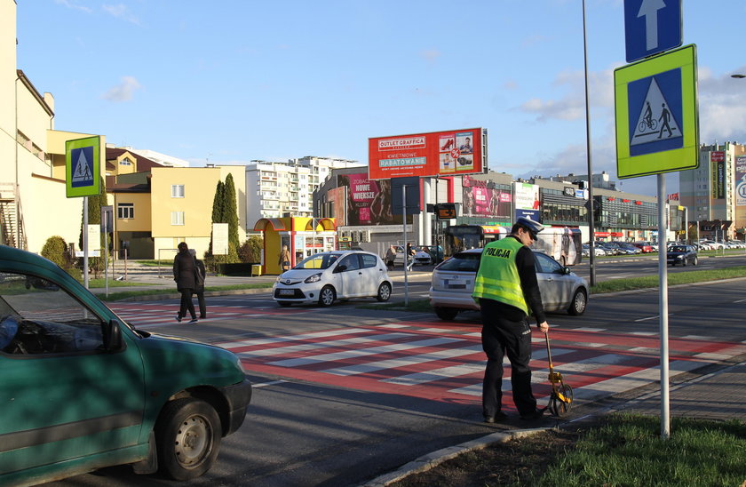 Wypadek na przejściu na ul. Rejtana w Rzeszowie