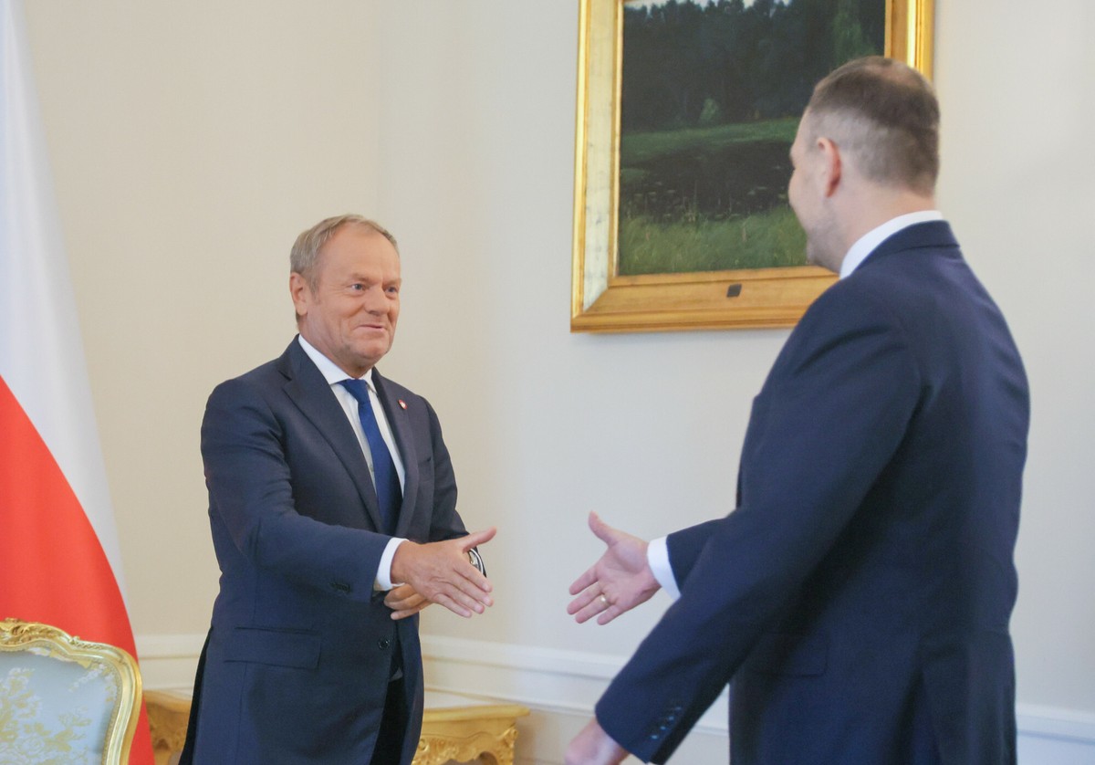 Spotkanie prezydenta Karola Nawrockiego z premierem Donaldem Tuskiem