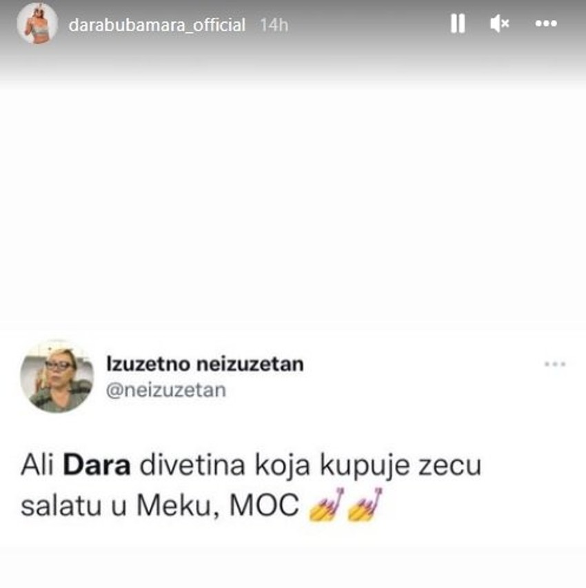 Tviteraši se šale na račun Dare Bubamare