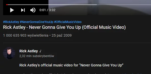 Never gonna