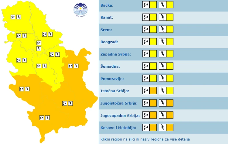 meteoalarm 26. aprila