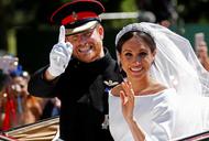 Prince Harry, Queen Elizabeth's grandson, marries U.S. actress Meghan Markle in Windsor