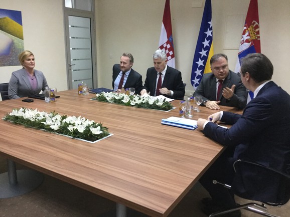 Počeo je sastanak lidera Srbije, BiH i Hrvatske