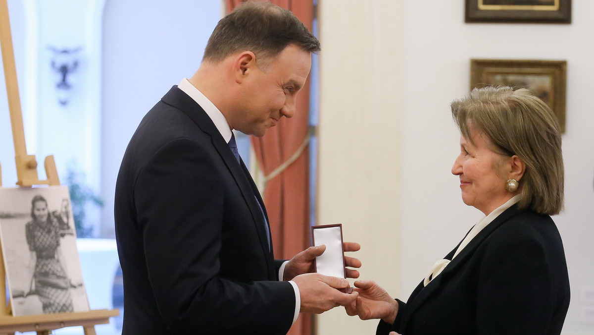 WARSZAWA PREZYDENT DUDA VIRTUTI MILITARI (Andrzej Duda, Marta Freudenheim)