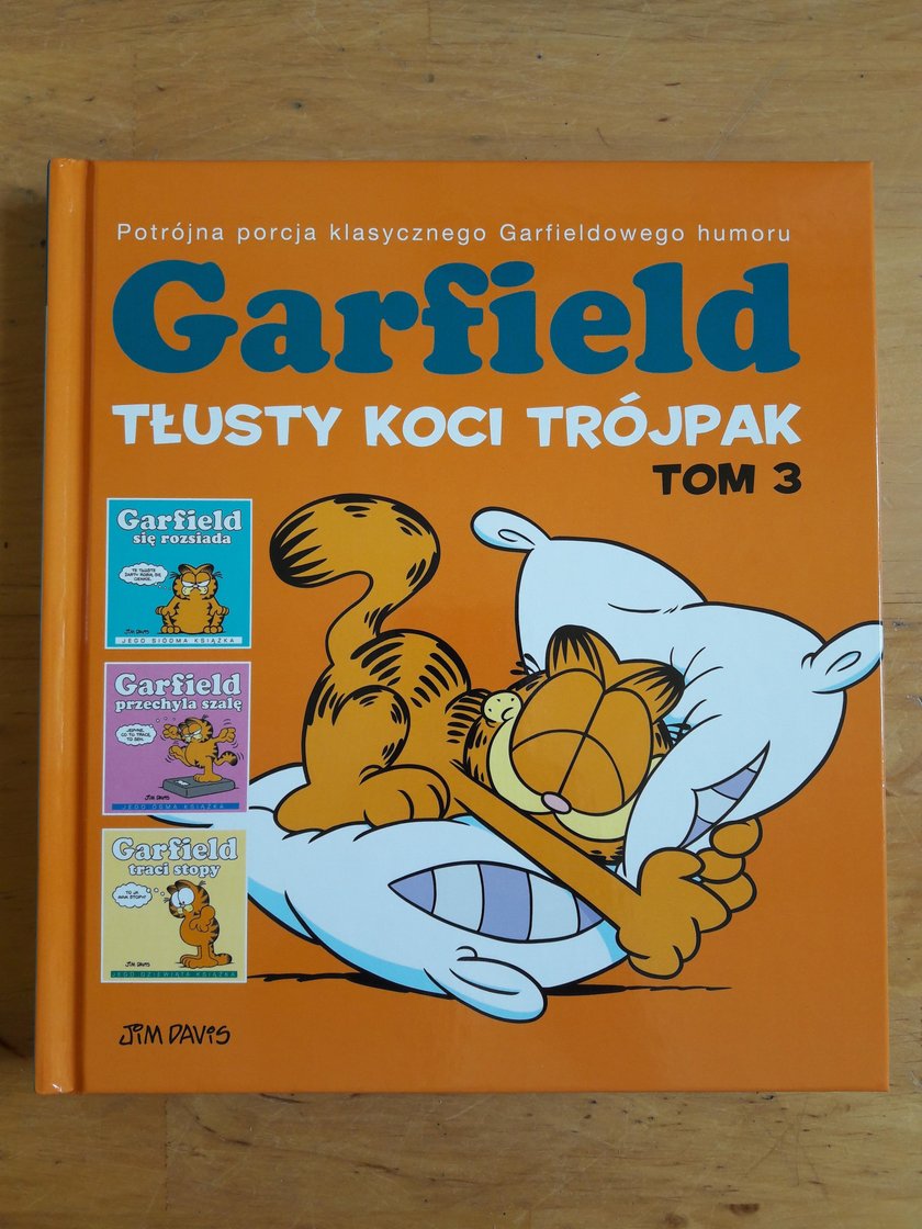 "Garfield. Tłusty koci trójpak". Jim Davis