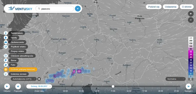 Na granicy włosko-austriackiej już 60 cm śniegu!