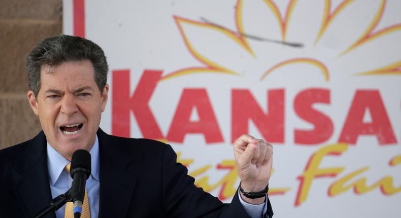 Kansas Gov. Sam Brownback.