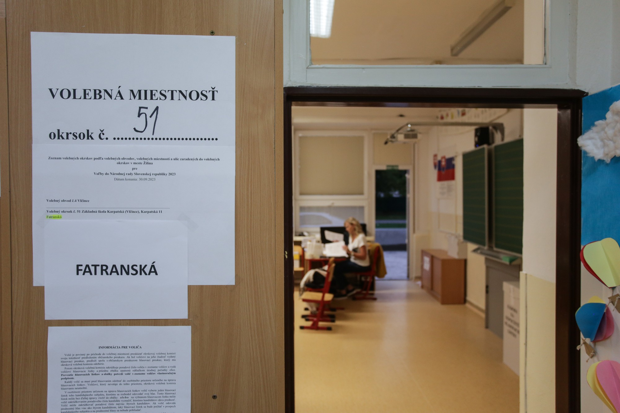 Predčasné parlamentné voľby na Slovensku.