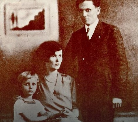 Tito i Pelagija sa sinom Žarkom