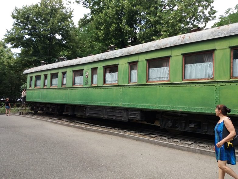 Wagon kolejowy, którym podróżował wódz narodów...