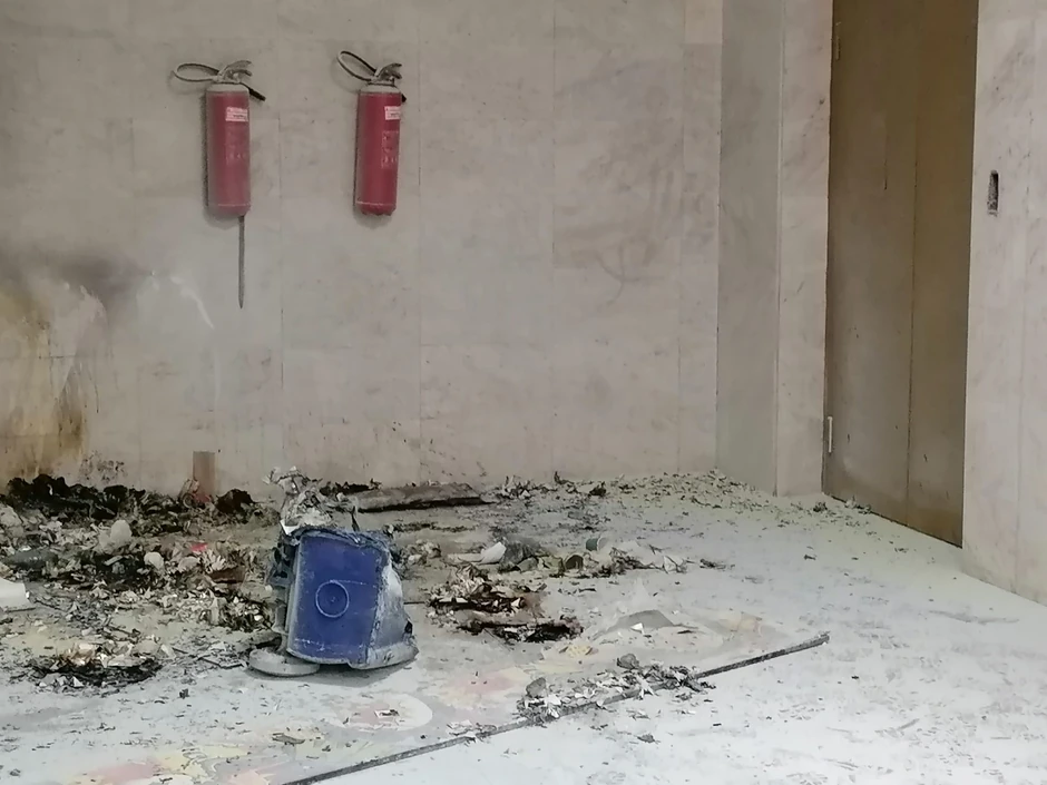  Zapaljena kanta digla vatrogasce na noge