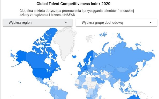 Mistrzowie przyciągania talentów. Polska spada w globalnym rankingu Global Talent Competitiveness Index