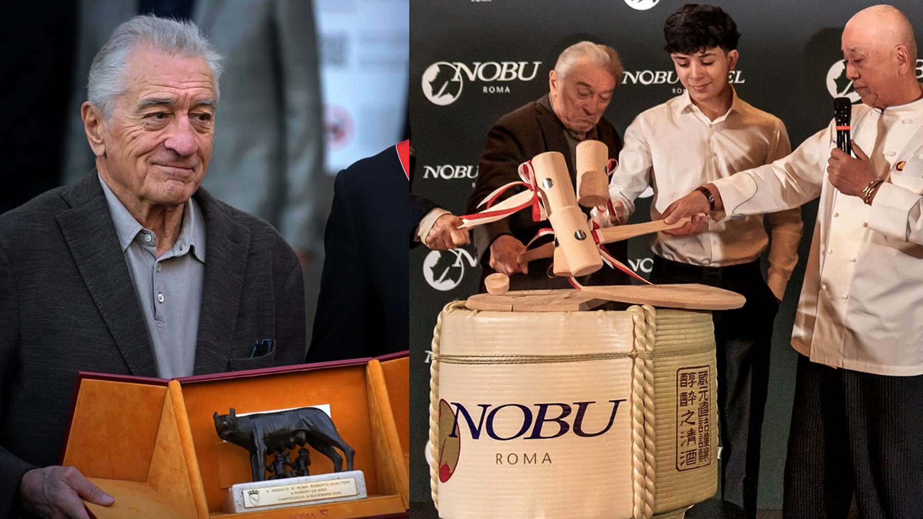 Robert De Niro v Ríme.