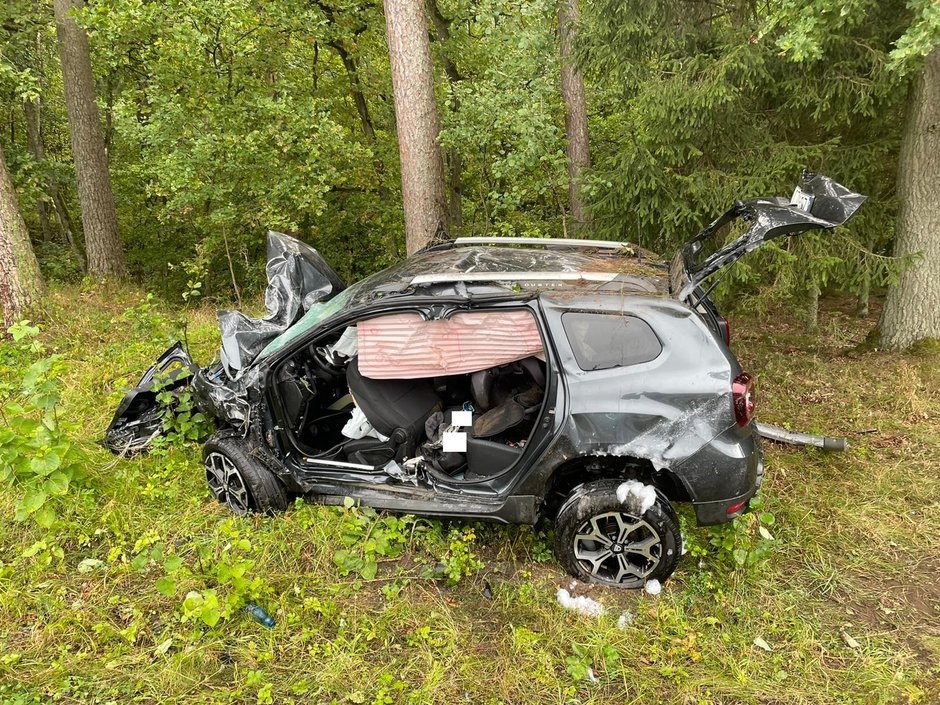 Tragiczny wpadek pod Starogardem. Służby kończą pracę.