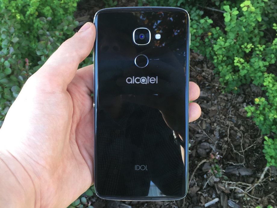 An Alcatel phone that was also made by TCL.