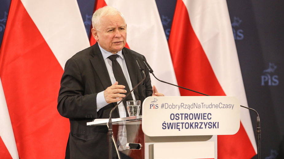 Prezes Prawa i Sprawiedliwości Jarosław Kaczyński 