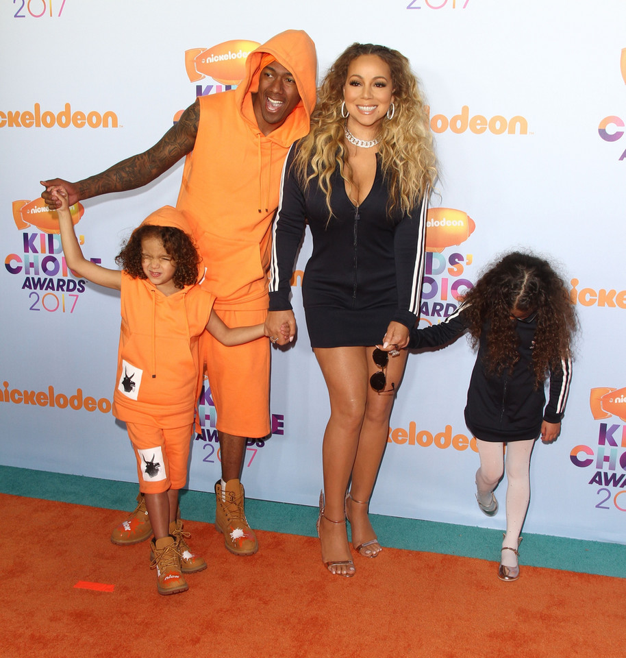 Mariah Carey i Nick Cannon z dziećmi na gali Nickelodeon Kids Choice Awards