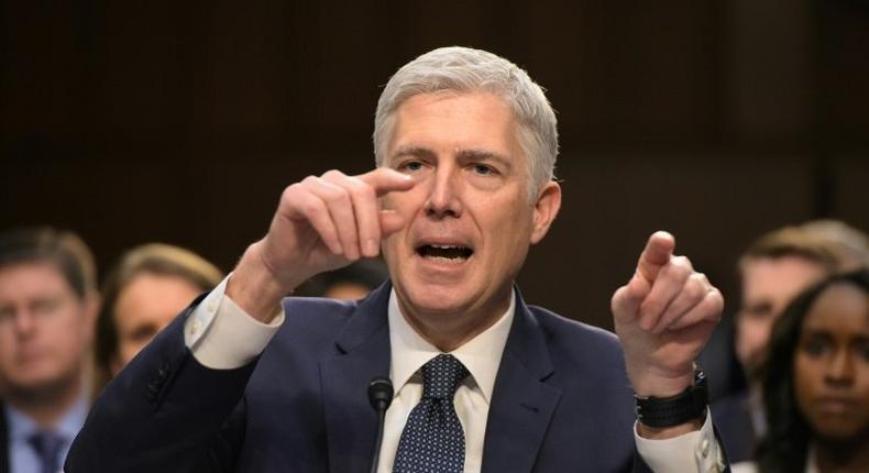 Neil Gorsuch testifies before the Senate Judiciary Committee on his nomination to the US Supreme Court