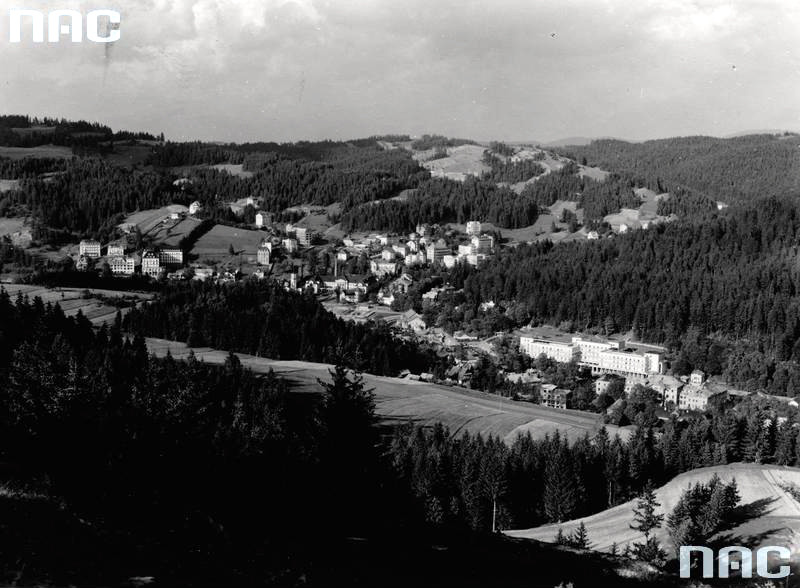 Krynica-Zdrój, panorama miasta (1939-1945)