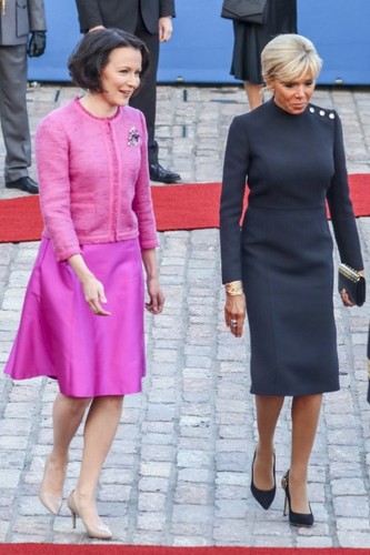 Jenni Haukio i Brigitte Macron