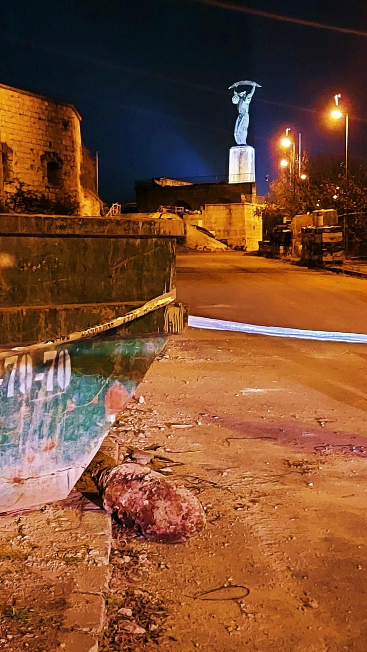 A 100 kilós szovjet légibomba építési munka közben került elő