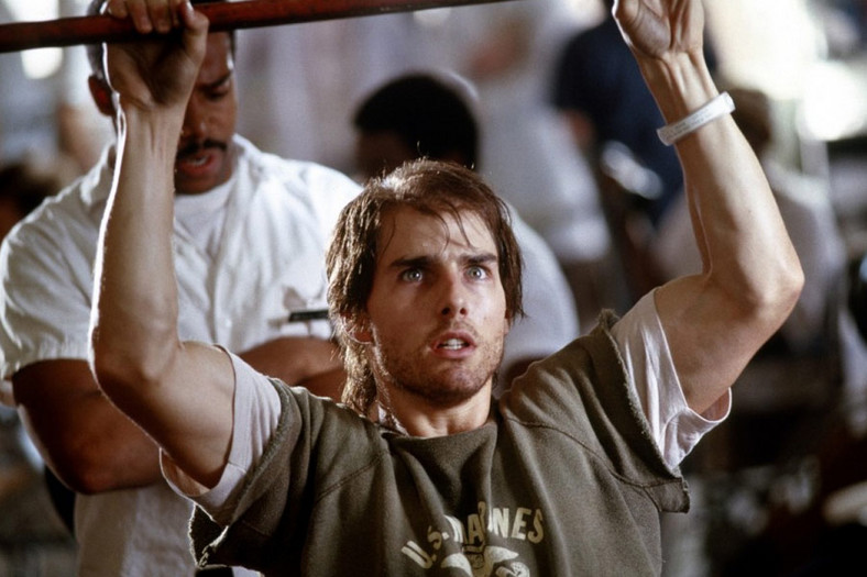Tom Cruise jako Ron Kovic w filmie "Urodzony 4 lipca" (1989)